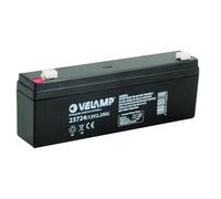 Batterie plomb rechargeable 12V 2,2Ah avec connexions Faston F1 - VELAMP - 23724