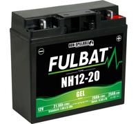 Batterie FULBAT FUL GEL - NH12-20 (Gel, sans entretien)
