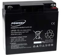 Batterie gel-plomb UP20-12 12V 20Ah (remplace les 18Ah)