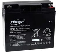 Batterie gel-plomb UP20-12 12V 20Ah (remplace les 18Ah)