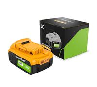 GreenCell Batterie de remplacement 18 V 4 Ah Li-Ion pour DeWalt XR DCB184