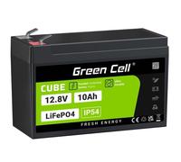 Batterie Green Cell LFPGC12V10AH LiFePO4 12,8 V 10 Ah IP54