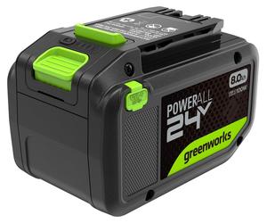 Batterie Greenworks 24V 8Ah haute performance avec port USB-C (batterie lithium-ion rechargeable 24V 8,0 Ah)