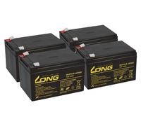 Batterie Kung Long WP14-12SE, kit de 48V, 14Ah, pour MZ Charly 48V – 4 batteries de 12V AGM