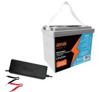 Batterie Lexton lithium-fer-phosphate LiFePo4 avec BMS 12,8V 70Ah LXLFP70 + redresseur de batterie LTC Energy LiFePO4