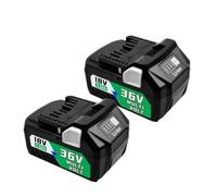 Batterie Li-ION 18 V 36 V 6800 mAh, Compatible avec Les Outils électriques Hitachi/HiKOKI BSL1830 BSL1850 BSL1860 BCL1815 EBM1830 BSL1840 330139 DS18DBL(2PCS)