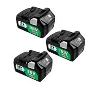 Batterie Li-ION 18 V 36 V 6800 mAh, Compatible avec Les Outils électriques Hitachi/HiKOKI BSL1830 BSL1850 BSL1860 BCL1815 EBM1830 BSL1840 330139 DS18DBL(3PCS)