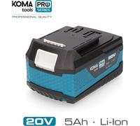 Batterie Li-ion 20v 5.0ah Koma Pro Haute Autonomie, Compatibilité Pro Series - Koma Tools