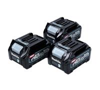 Batterie Li-Ion 40 V - Makita - Kit 3x BL 4025 - XGT - IP64 - Indicateur LED