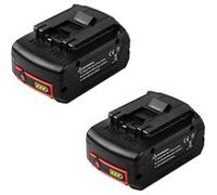Batterie Li-ion pour Bosch 18V, capacité 6000mAh, certifiée CE, Batterie, Ensemble : 2 PCS, Variante : 2 PCS 6.0Ah batterie