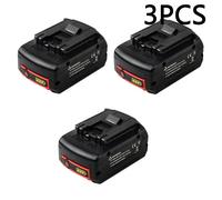 Batterie Li-Ion pour Bosch 18V, capacité 6000mAh, e CE, 3 pièces batterie 6,0 Ah