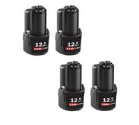 Batterie Li-Ion pour outils Bosch, capacité 3000 mAh, tension maximale 12V , 4 batteries
