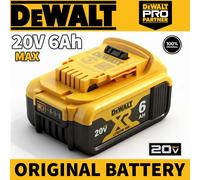 Batterie Li-lon 100% originale Dewalt 18V/20V 6.0Ah pour outil électrique rechargeable, disponible en modèles DCB200, DCB202, DCB205, DCB206, DCB209 DW DCB1104 x1