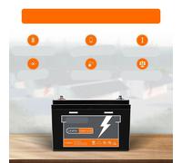 Batterie LiFePO4 12V 100Ah - Batterie lithium - Remplacement de batterie au plomb-acide - Batterie pour panneaux solaires - Batterie pour camping-car - 6000 cycles