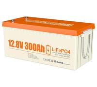 Batterie LiFePO4 12V 300Ah - Batterie lithium-ion - Stockage d'énergie - Batterie pour panneaux solaires - Batterie pour camping-car