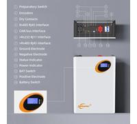 Batterie LiFePO4 - 24 V, 300 Ah - 7,68 kWh - Système de gestion de batterie (BMS) intégré de 150 A - 6000 cycles - Adaptée pour l'énergie solaire et les véhicules de loisirs