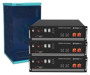 Batterie LiFePO4 48 V - Capacité de 10,5 kWh - Batterie lithium-ion - Conception modulaire compacte