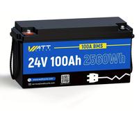 Batterie LiFePO4 - Batterie lithium-ion - Batterie pour camping-car - Batterie pour bateau - Batterie pour systèmes solaires - 12,8V 200Ah
