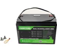 Batterie LiFePO4, capacité de 100 Ah, sortie USB Type-C, écran LCD 24 V 60 Ah