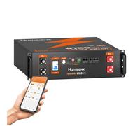 Batterie LiFePO4 Humsienk 48V 100Ah Bluetooth BMS 100A 5.12kWh rack 3U extensible jusqua 81.9kWh solaire