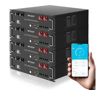 Batterie LiFePO4 - MF-3U-48100 - 51,2 V, 400 Ah - 5,12 kWh - Plus de 8000 cycles - RS485/CAN/RS232 - Pour systèmes solaires autonomes