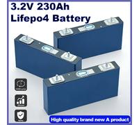 Batterie Lifepo4 rechargeable 3.2V 230Ah, plus de 8000 cycles, cellules au phosphate de fer et de lithium pour DIY 12V 24V 48V, solaire, camping-car, camping, stock UE 2 PCS