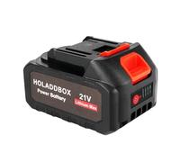 Batterie lithium 21 V - Batterie de remplacement de 4,0 Ah avec indicateur LED compatible avec le souffleur à feuilles et la mini-tronçonneuse sans fil 4 pouces/6 pouces