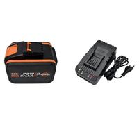 Batterie lithium-ion, 12,0 Ah, compatible avec les modèles Worx, chargeur 15C-12.0AhX1