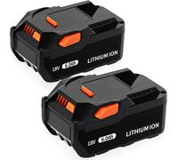 Batterie Lithium-Ion 18V 6,0 ah pour AEG, pour outil électrique sans fil, série RIDGID R840087 R840085 L1815R L1850R L1830R R840083 2 piece 6000mAh
