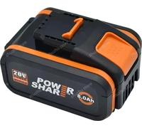 Batterie lithium-ion, 20V, capacité 6,0 Ah, compatible avec les produits Worx 8Ah