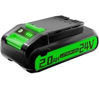 Batterie lithium-ion 24V 2.0Ah, remplacement pour Greenworks G24B2/G24B4