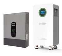 Batterie lithium-ion avec onduleur hybride solaire - LFP48-314 + 4811B - LiFePO4 - 314 Ah - 16,07 kWh - 51,2 V - 11 kW - 220/230 V