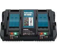 Batterie lithium-ion BL1830, capacité 6,0Ah/9,0Ah, fonctions de protection avancées, chargeur double