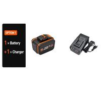 Batterie lithium-ion, capacité de 12000 mAh, compatible avec les modèles Worx, chargeur 15C-12.0AhX1