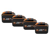 Batterie lithium-ion, capacité de 12000 mAh, compatible avec les outils Worx, 15C - 12,0 Ah X4
