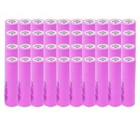 Batterie lithium-ion, capacité de 3500 mAh, courant de décharge de 25 A, quantité : 40 pièces, tension : 3,7 V