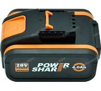 Batterie lithium-ion, capacité de 6,0 Ah, compatible avec les outils Worx, modèle Worx 4AhX1, 21,6 V