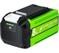 Batterie lithium-ion, capacité de 8 000 mAh, compatible avec les outils Greenworks 40 V, 1 batterie