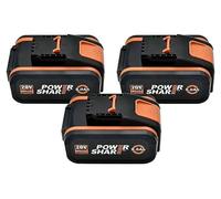Batterie lithium-ion, capacité de 8000 mAh, compatible avec les modèles Worx, 20V 8.0Ah x 3