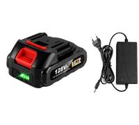 Batterie lithium-ion, haute capacité, indicateur d'état de la batterie, chargeur 1-1,5 Ah, 21 V