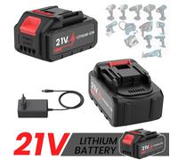Batterie lithium-ion rechargeable - Batterie Li-Ion - 21 V - 3000 mAh - Pour outils électriques - 2 x 10 cellules