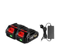 Batterie lithium-ion rechargeable, capacité 22500mAh, compatible avec les outils électroportatifs Makita, 2 chargeurs 128VF-1