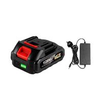 Batterie lithium-ion rechargeable, capacité 22500mAh, compatible avec les outils électroportatifs Makita, 1 chargeur 128VF-1