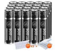 Batterie lithium-ion rechargeable, compatible avec les télécommandes, charge rapide, lot de 20 piles AAA