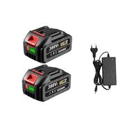Batterie lithium rechargeable, capacité 22500mAh, compatible avec Makita 18V série B, chargeur 2x388VF-1