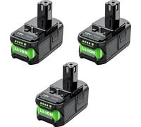 Batterie lithium rechargeable, haute capacité 8000 mAh, compatible avec les outils électriques, 3 pièces 8000 mAh
