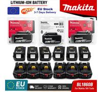 Batterie Makita 100% originale, batterie rechargeable 18V 6,0Ah, remplaçant Makita BL1830BL1840BL1850BL1860B, batterie pour outils électriques Makita 6Ahx3