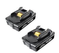 Batterie Makita 18V, capacité mise à jour 9A, technologie de remplacement au lithium, 18V, 2PC 3000mAH BL1815