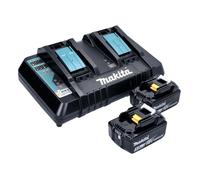 Makita Kit d'alimentation Chargeur DC18RD - 2x batteries 5 Ah - 18 V