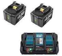 Makita BL1860B batterie, 18V, 90Ah, performance de longue durée, 2 B 1C